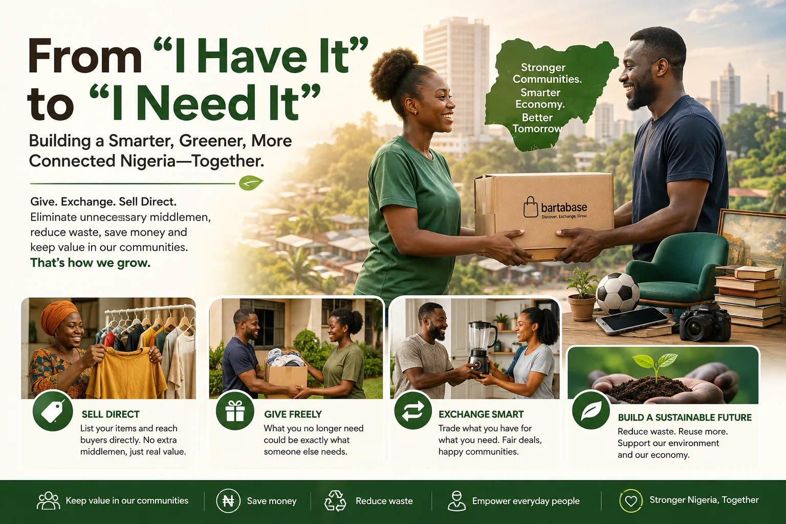 From “I Have It” to “I Need It”: How Nigerians Can Build a More Affordable and Sustainable Economy Through Giving, Swapping and Direct Trade