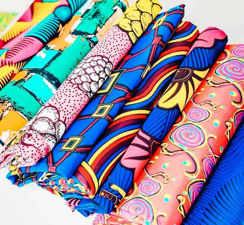 Beautiful Colourful Ankara Fabrics thumbnail 2